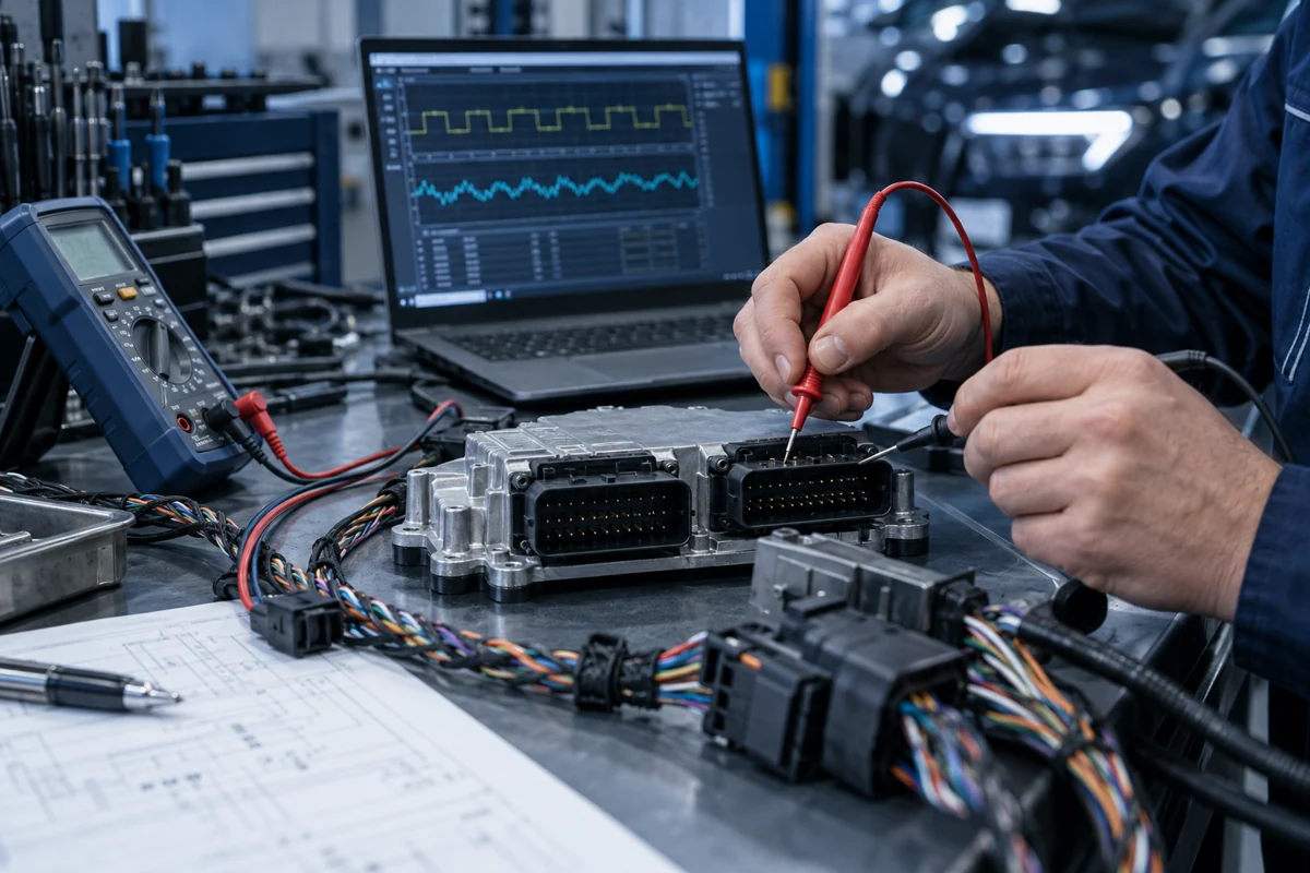 Imagem ilustrativa de Diagnóstico eletrónico automóvel